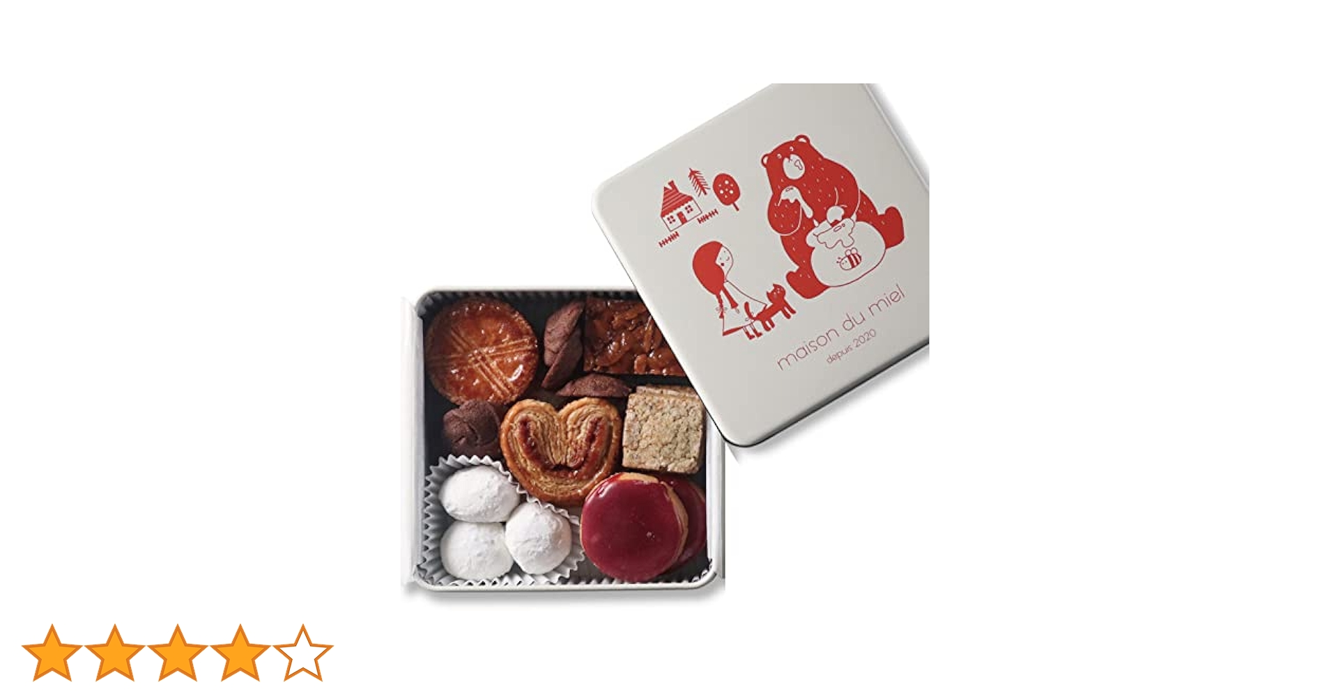 LA MAISON DU MIEL (ラ・メゾン・デュ・ミエル)4個セット Amazon | (メゾンデュミエル) スイーツ 焼菓子 セット お菓子